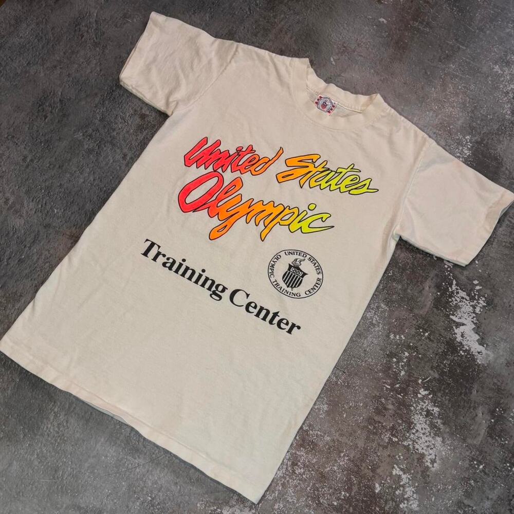 Vintage 90s US Olympics Training Center T Shirt. Size Small.